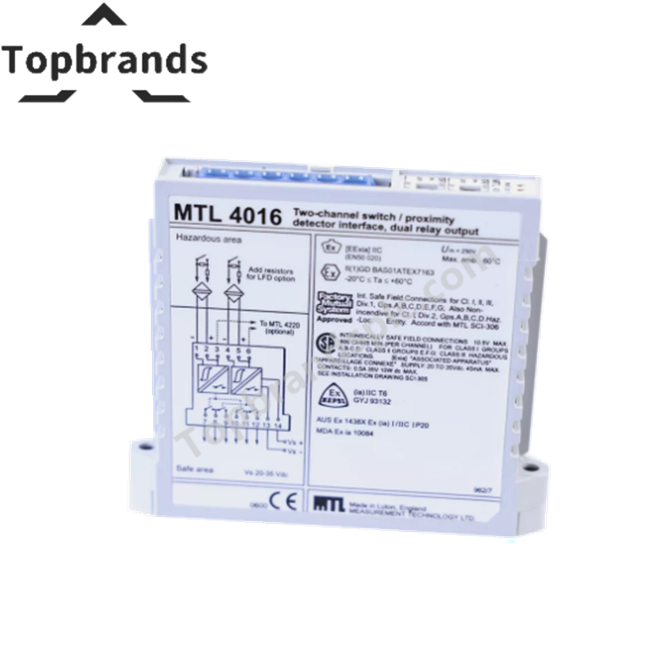 MTL Instruments MTL 4016 Switch/Proximity Detector Interface Unit ...